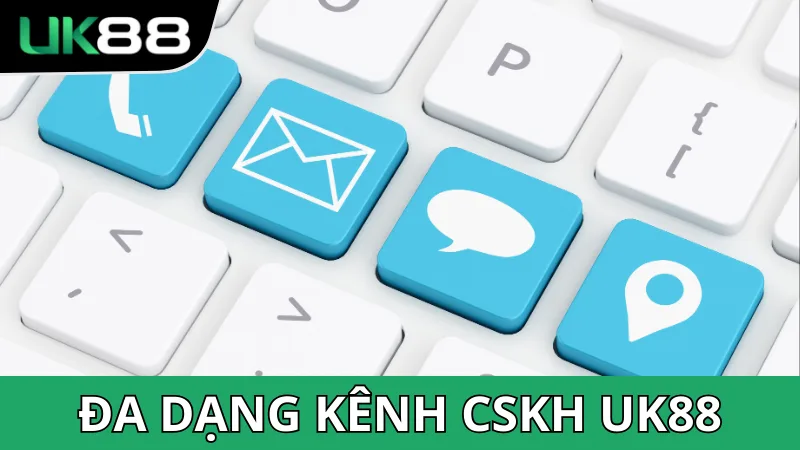 Các phương thức kết nối với CSKH UK88